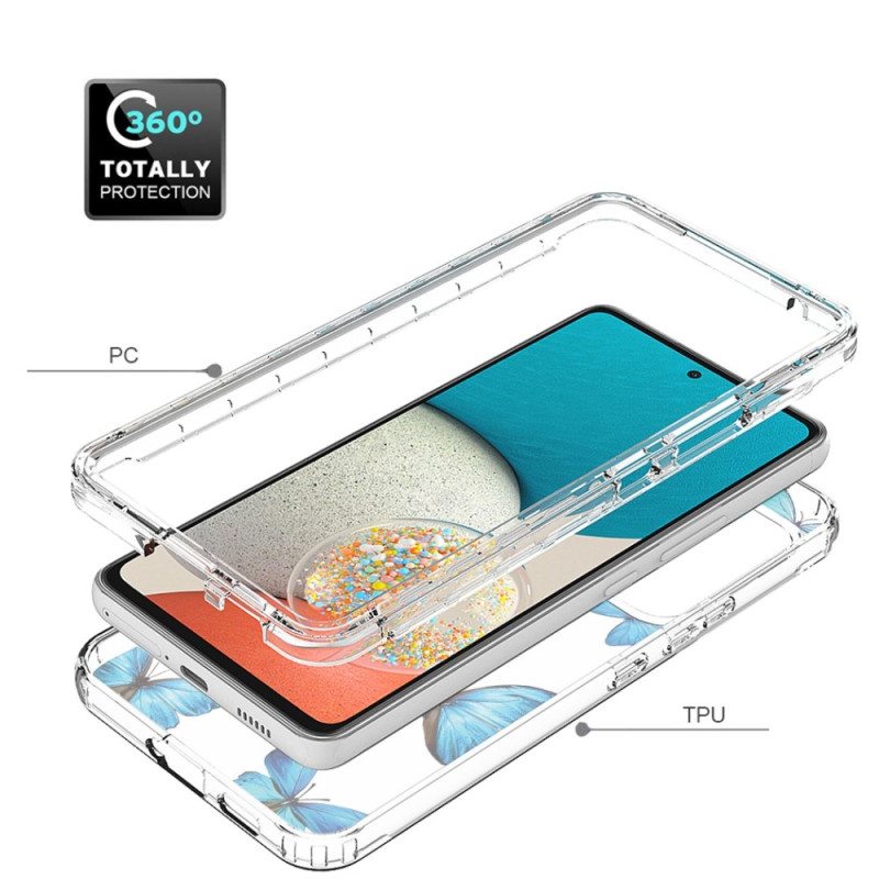 Case Samsung Galaxy A53 5G Saumattomat Perhoset