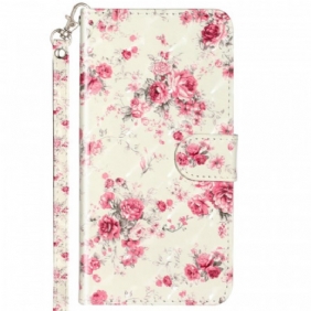 Kotelot Samsung Galaxy A53 5G Suojaketju Kuori Hihna Liberty Flowers