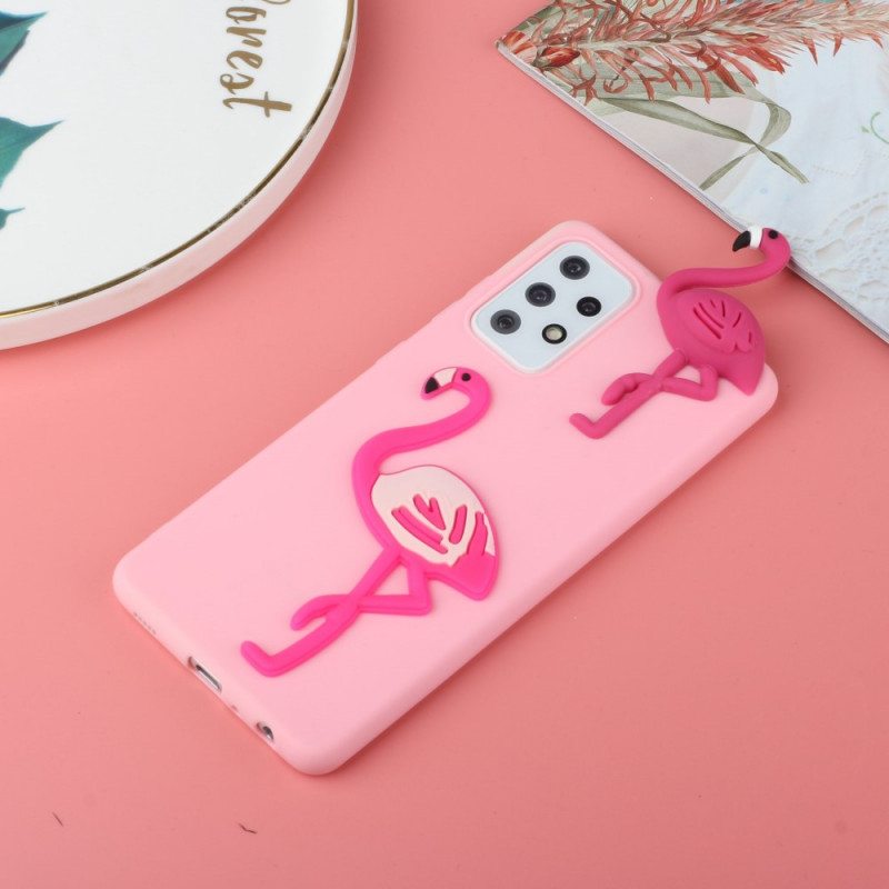 Kuori Samsung Galaxy A53 5G 3d Flamingo