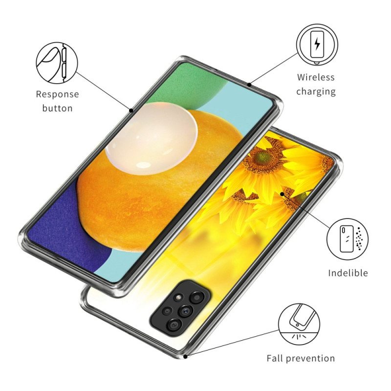 Kuori Samsung Galaxy A53 5G Auringonkukat