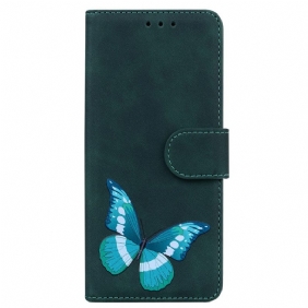 Nahkakotelo Samsung Galaxy A53 5G Skin Touch Butterfly