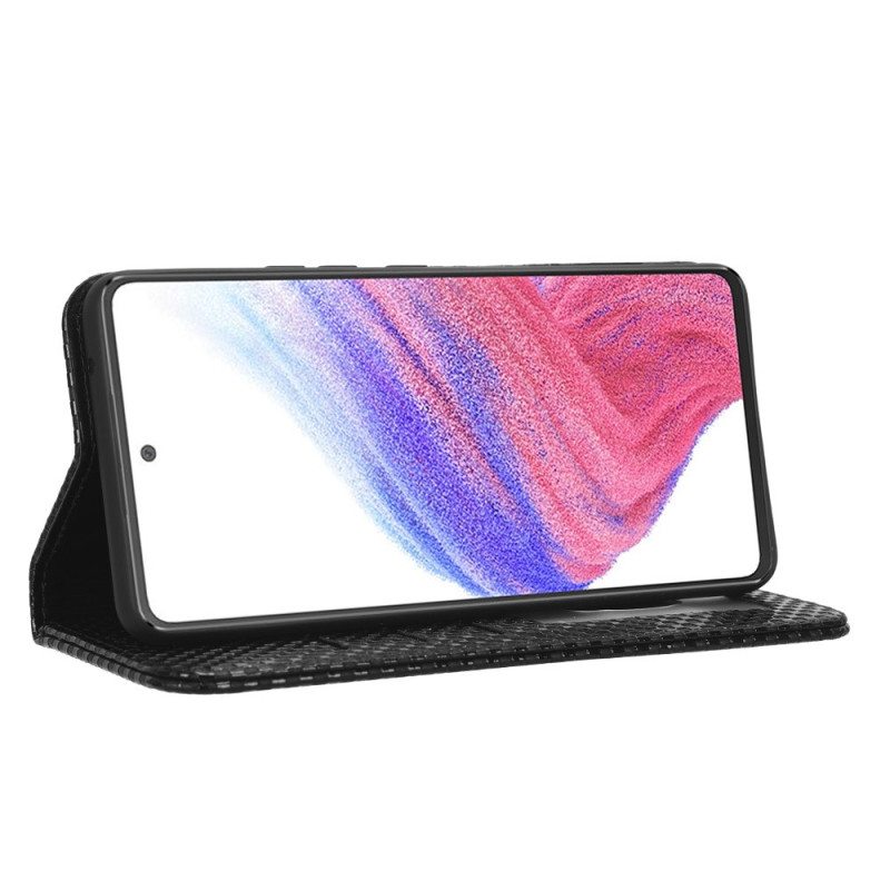 Puhelinkuoret Samsung Galaxy A53 5G Kotelot Flip 3d-tekstuuri