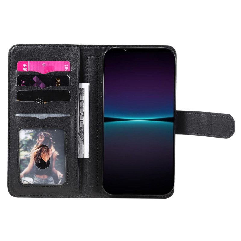 Flip Case Sony Xperia 1 IV 10 Kortinhaltijaa