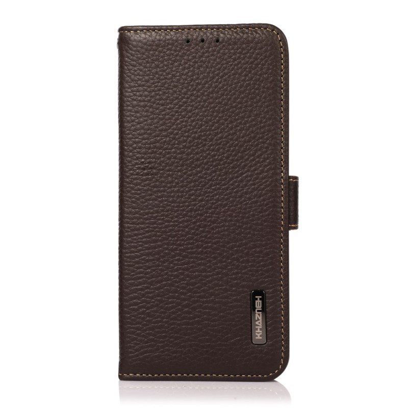 Flip Case Sony Xperia 1 IV Litsi Nahka Khazneh Rfid