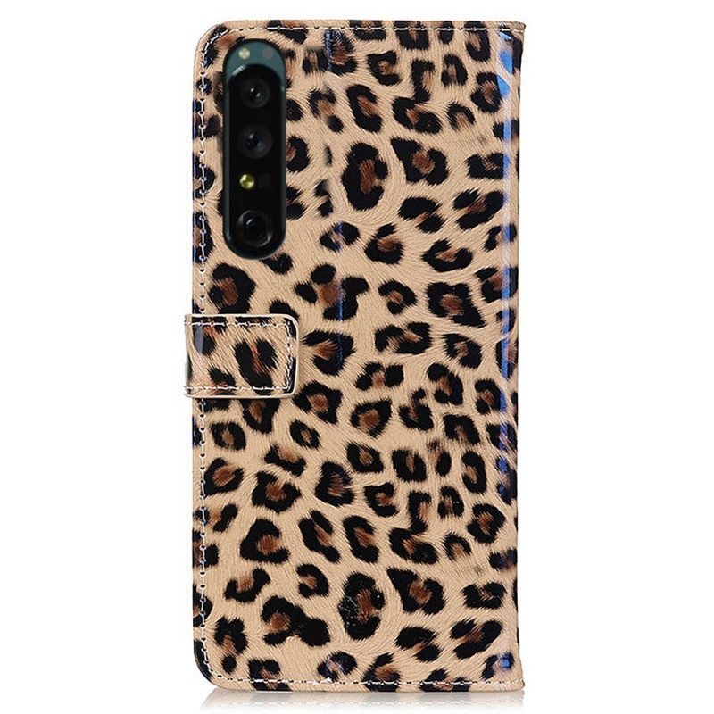 Kotelot Sony Xperia 1 IV Leopardin Ihovaikutus