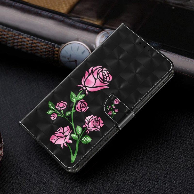 Kotelot Sony Xperia 1 IV Ruusuja Kaulanauhalla