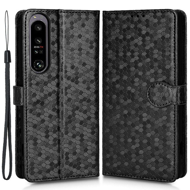 Kotelot Sony Xperia 1 IV Suojaketju Kuori 3d Strappy Design