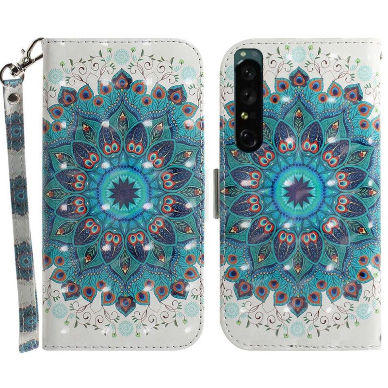 Kotelot Sony Xperia 1 IV Suojaketju Kuori Strappy Mandala