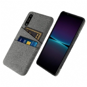 Kuori Sony Xperia 1 IV Korttipidikkeen Kangas