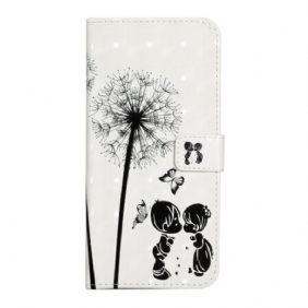 Flip Case Samsung Galaxy S21 FE Baby Love Dandelion