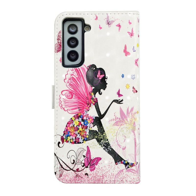 Flip Case Samsung Galaxy S21 FE Taikakeiju