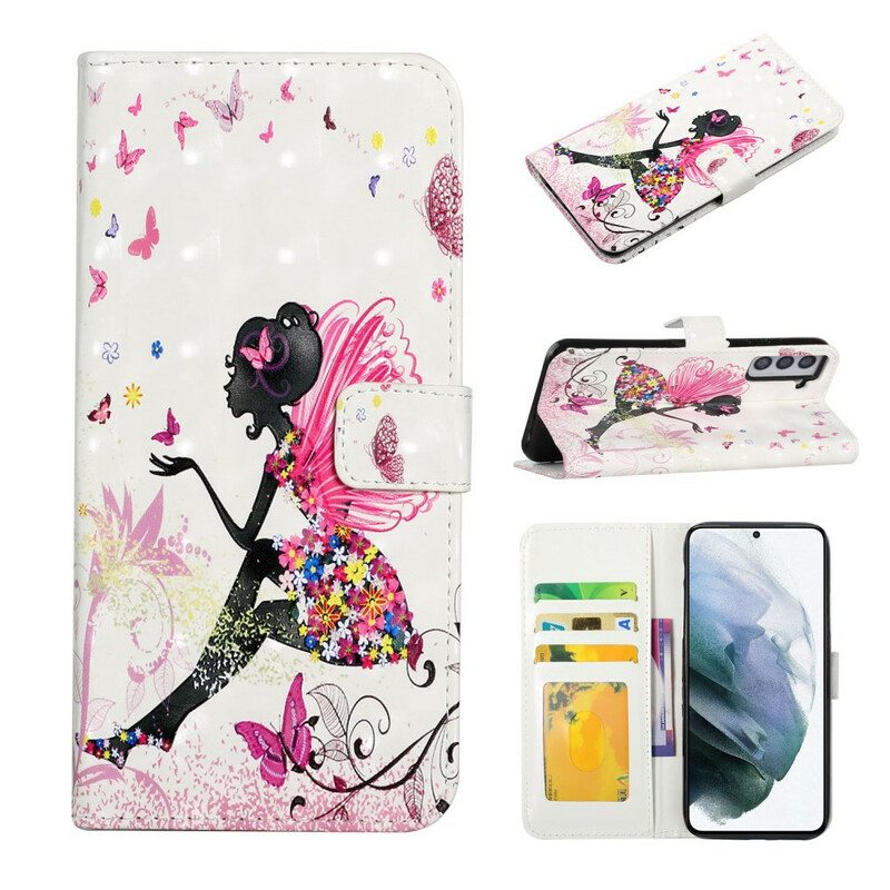 Flip Case Samsung Galaxy S21 FE Taikakeiju