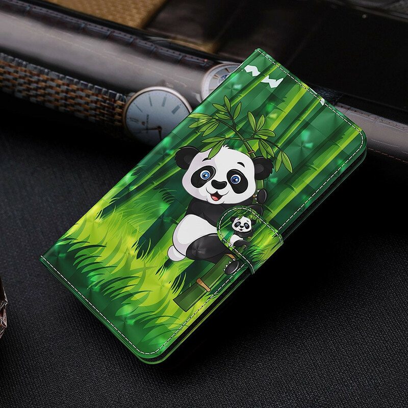 Kotelot Samsung Galaxy S21 FE Panda Ja Bambu