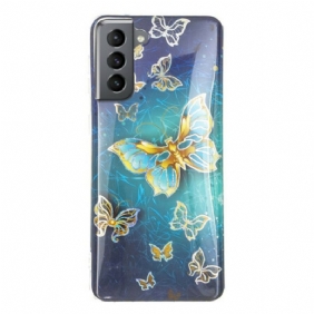 Kuori Samsung Galaxy S21 FE Design-perhosia