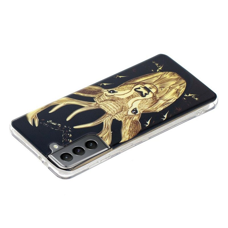 Kuori Samsung Galaxy S21 FE Fluoresoiva Majestic Deer