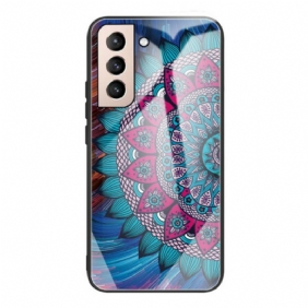 Kuori Samsung Galaxy S21 FE Mandala Karkaistu Lasi