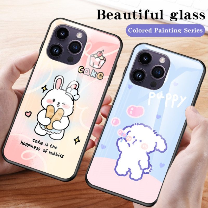 Kuori iPhone 15 Pro Max Angel Heart Karkaistu Lasi