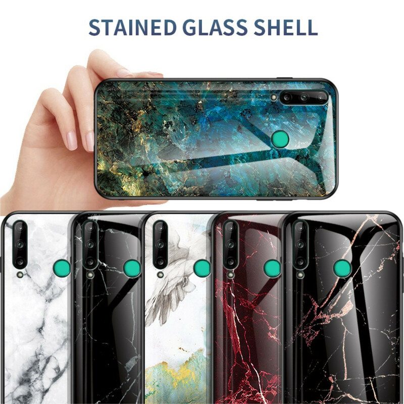 Case Huawei Y7p Premium Värit Karkaistu Lasi