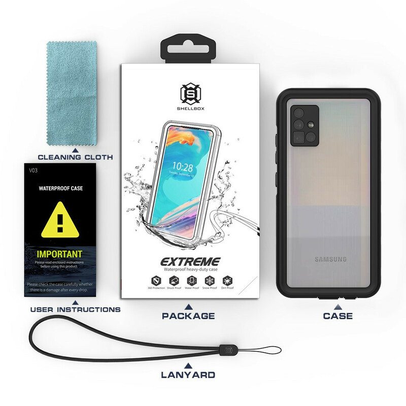 Kuori Samsung Galaxy A51 5G Vedenpitävä Shellbox