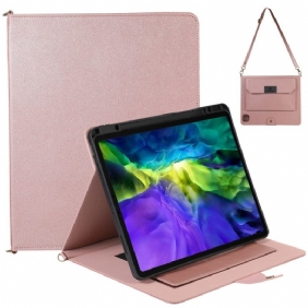 Kotelot iPad Pro 12.9" (2020) Nahkavaikutteinen Rfid-olkahihna