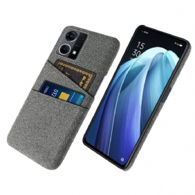 Case Oppo Reno 7 Kangas Korttipidike