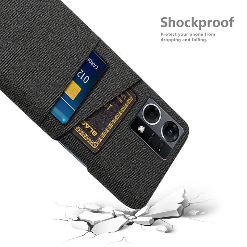 Case Oppo Reno 7 Kangas Korttipidike