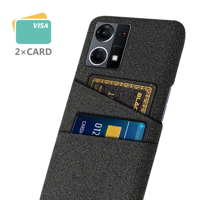 Case Oppo Reno 7 Kangas Korttipidike