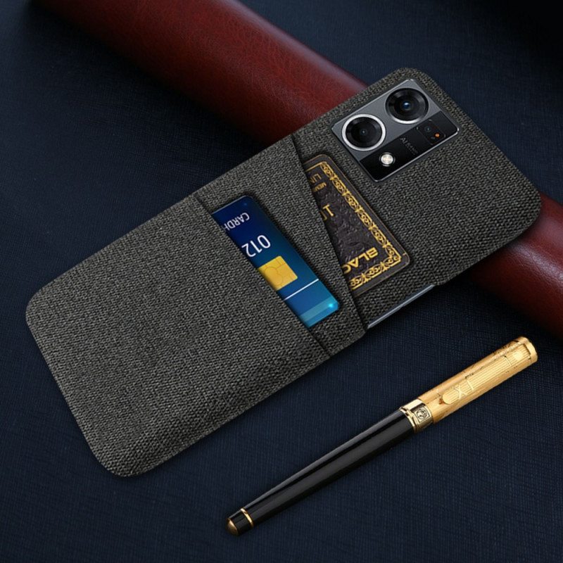 Case Oppo Reno 7 Kangas Korttipidike