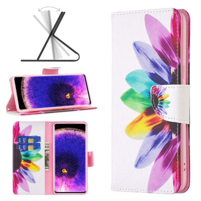 Flip Case Oppo Reno 7 Akvarelli Kukka