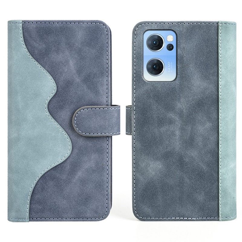 Flip Case Oppo Reno 7 Graafinen Kuvio