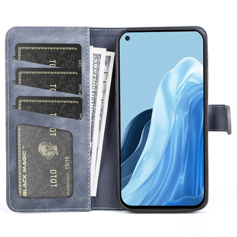 Flip Case Oppo Reno 7 Graafinen Kuvio