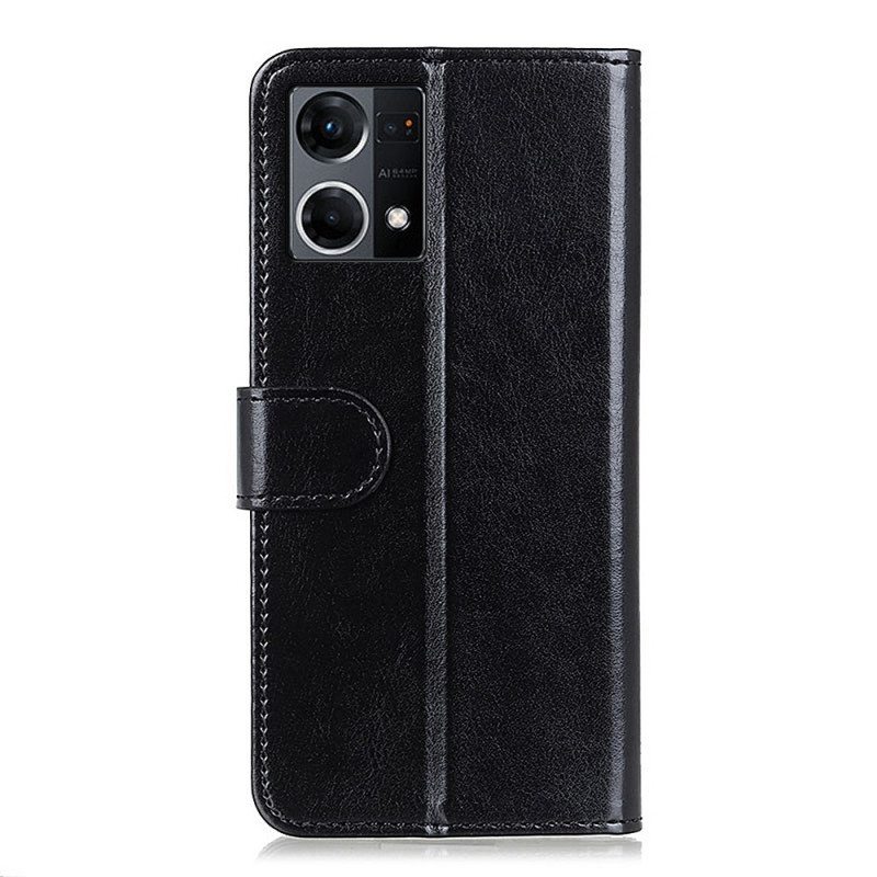 Nahkakotelo Oppo Reno 7 Faux Leather Finesse