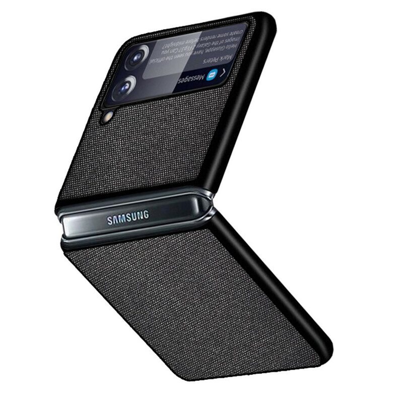 Case Samsung Galaxy Z Flip 3 5G Kotelot Flip Kankaan Rakenne