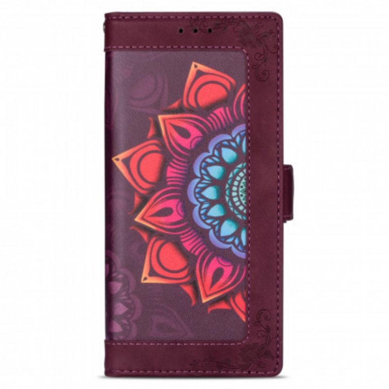 Flip Case Xiaomi Mi 10T Lite Suojaketju Kuori Strappy Mandala