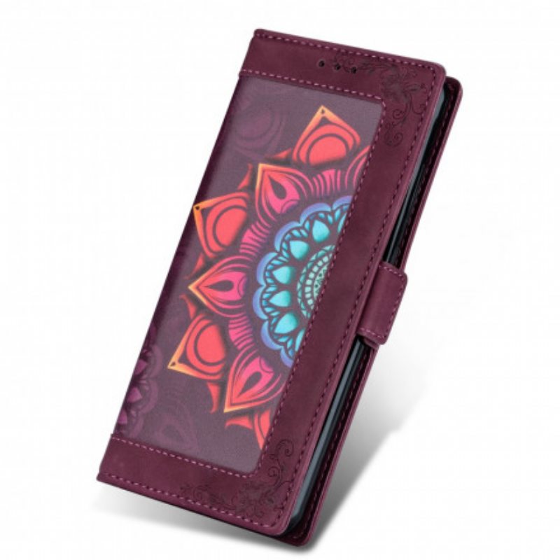 Flip Case Xiaomi Mi 10T Lite Suojaketju Kuori Strappy Mandala