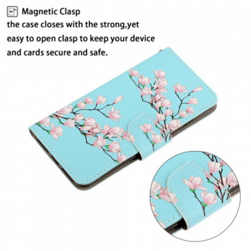 Flip Case Xiaomi Mi 10T Lite Suojaketju Kuori Strappy Pensas