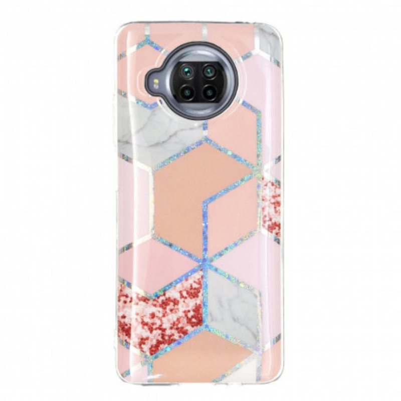 Kuori Xiaomi Mi 10T Lite Glitter Design Marble