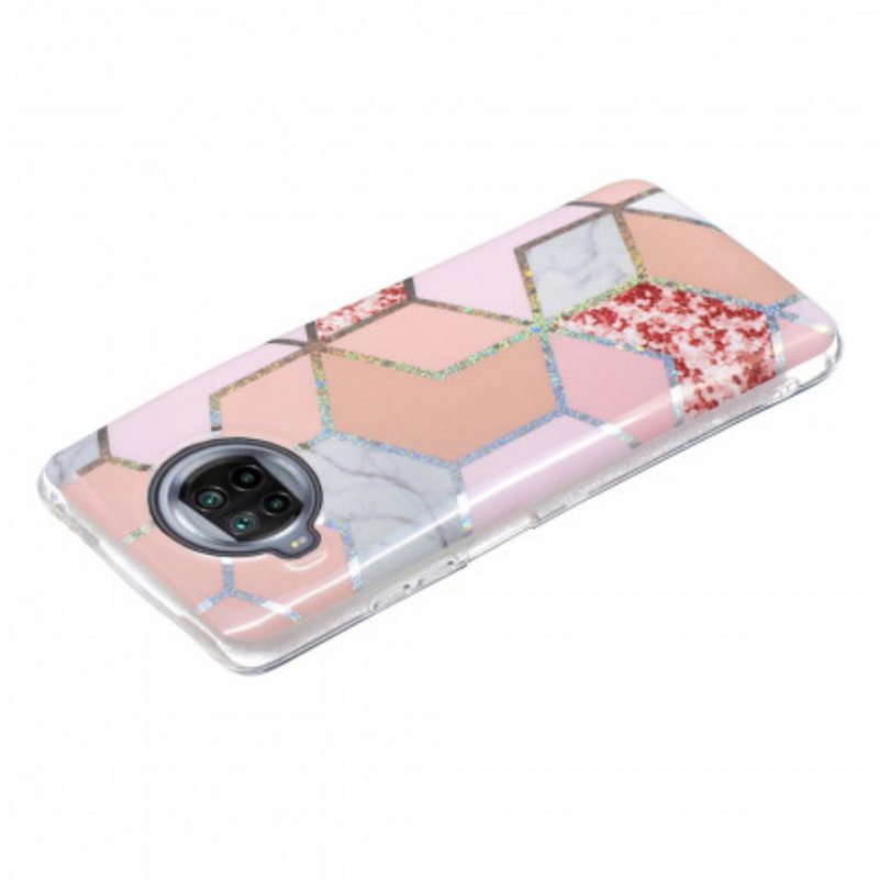 Kuori Xiaomi Mi 10T Lite Glitter Design Marble