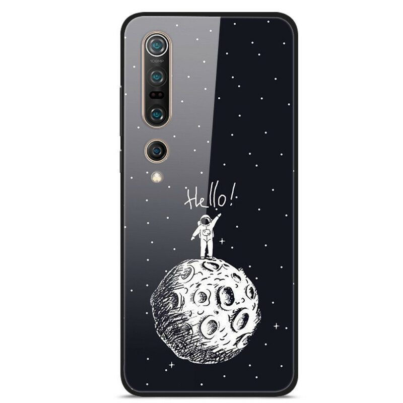 Kuori Xiaomi Mi 10 / 10 Pro Hello Moon Karkaistu Lasi