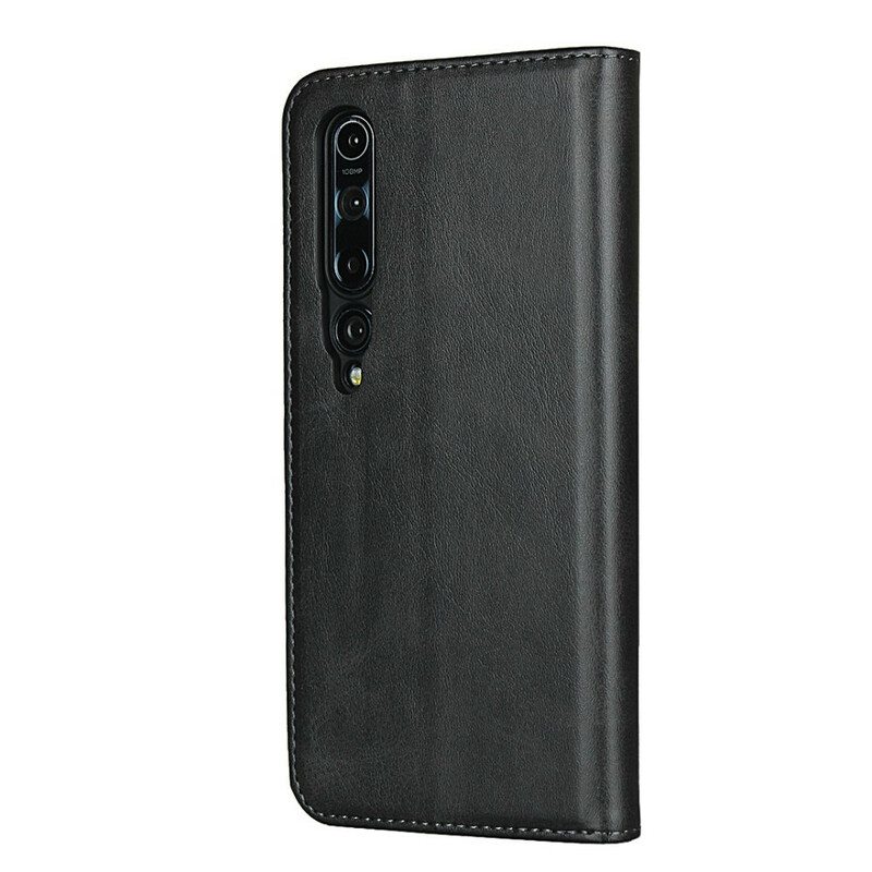 Puhelinkuoret Xiaomi Mi 10 / 10 Pro Kotelot Flip Elegance Haljattu Nahka