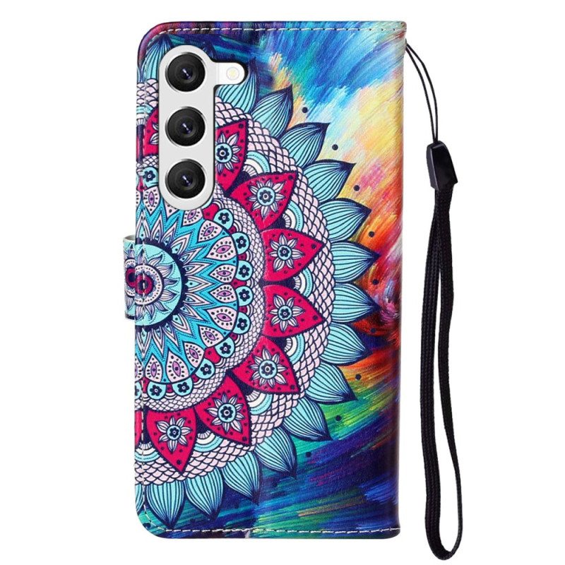 Kotelot Samsung Galaxy S24 5g Mandala-hihnakuvio