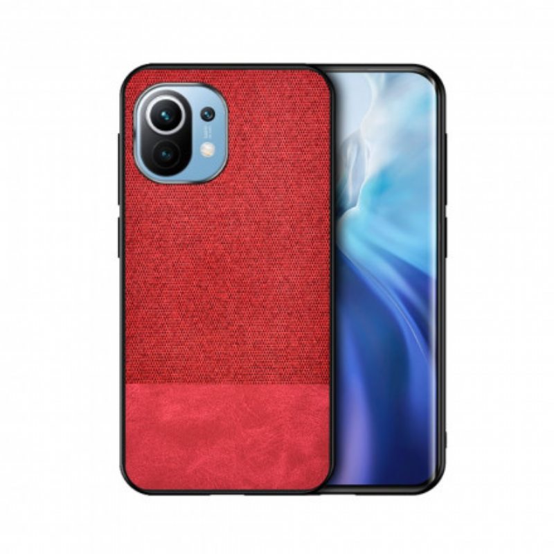 Case Xiaomi Mi 11 (5G) Bi-texture Keinonahkaa