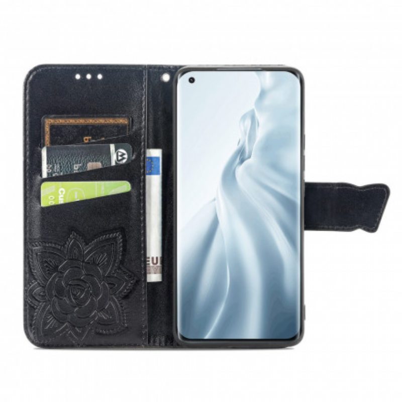 Flip Case Xiaomi Mi 11 (5G) Puolikkaat Perhoset