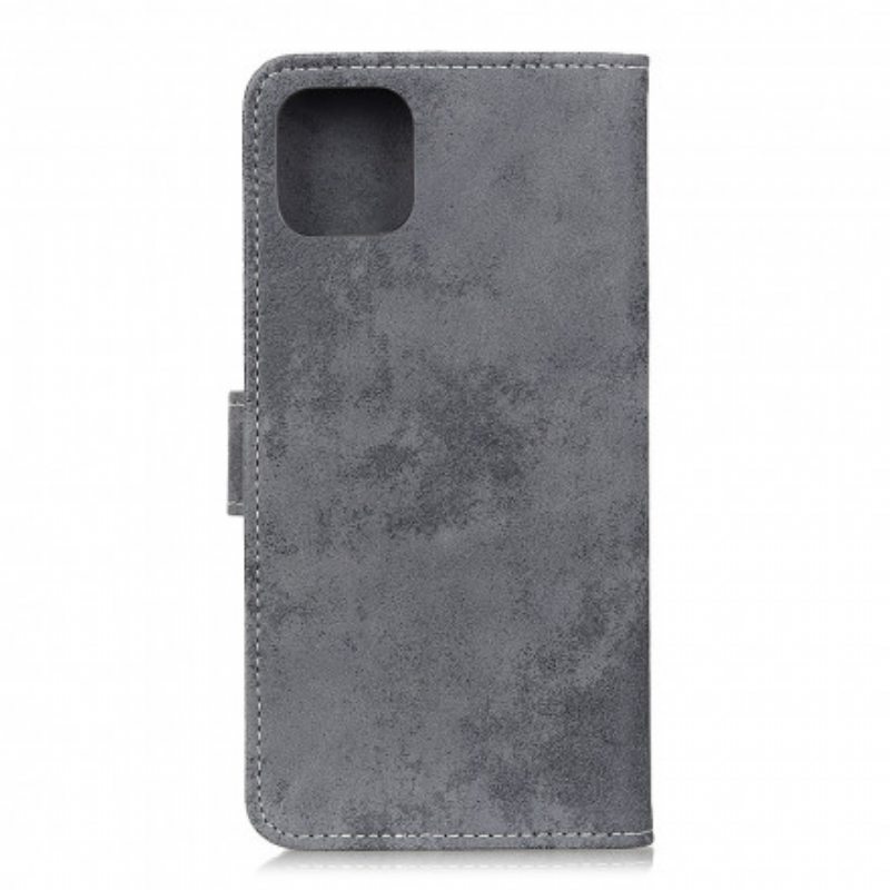 Flip Case Xiaomi Mi 11 (5G) Vintage Keinonahkaa