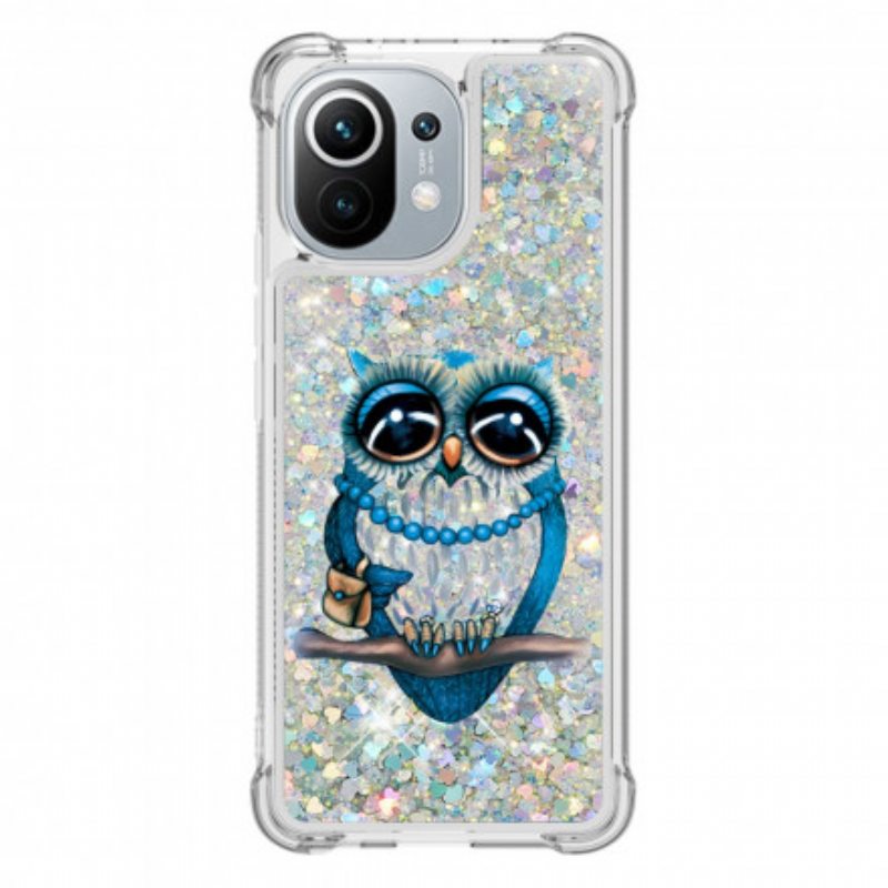 Kuori Xiaomi Mi 11 (5G) Neiti Owl Sequins