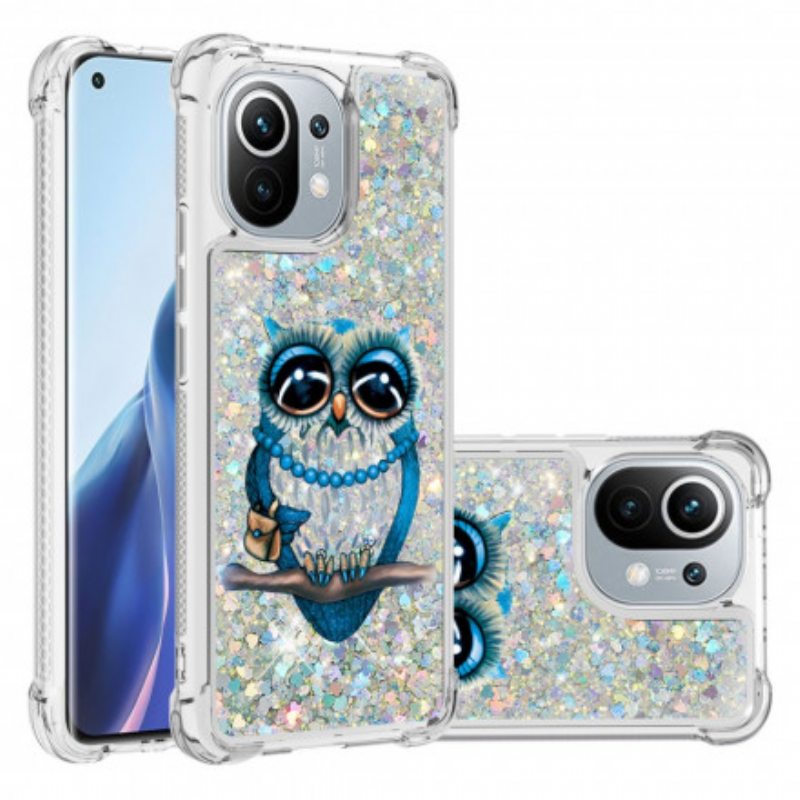 Kuori Xiaomi Mi 11 (5G) Neiti Owl Sequins