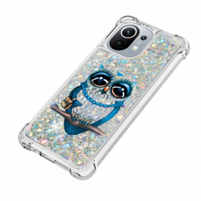 Kuori Xiaomi Mi 11 (5G) Neiti Owl Sequins