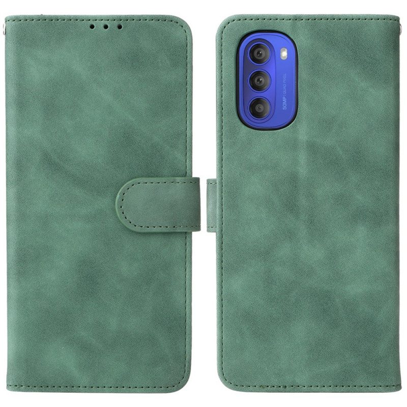 Kotelot Moto G51 5G Vintage Skin-touch