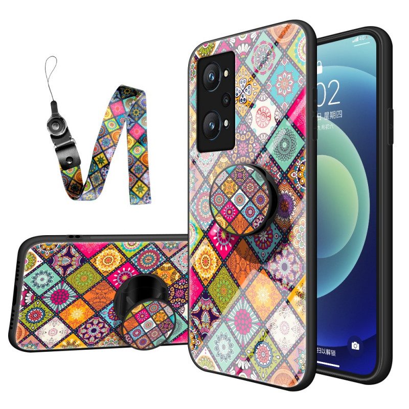 Case Realme GT Neo 3T / Neo 2 Patchwork Magneettipidike