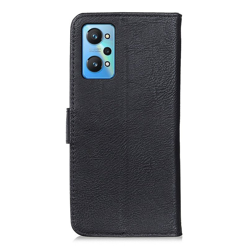 Flip Case Realme GT Neo 3T / Neo 2 Keinonahka Khazneh